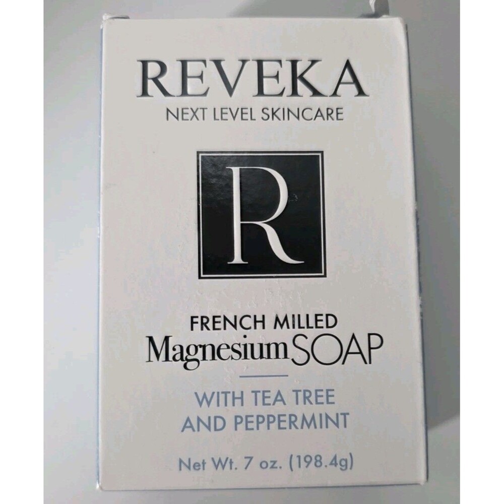 Reveka Magnesium Soap Bar Peppermint Tea Tree 7oz.